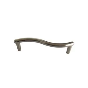 BQ Satin Nickel Wave Interior Door Pull Cabinet Handle