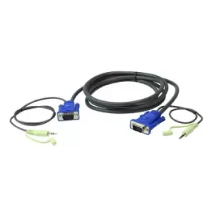 ATEN 2L-2505A VGA cable 5m VGA (D-Sub) Black