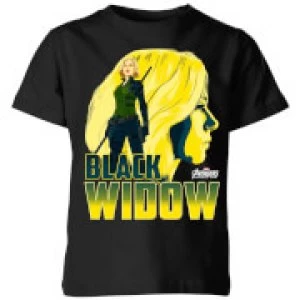 Avengers Black Widow Kids T-Shirt - Black - 3-4 Years