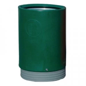 Slingsby Outdoor Open Top Bin 75 Litre Green 321776