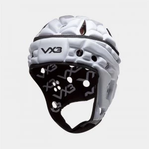 VX-3 Airflow Rugby Headguard - White/Black