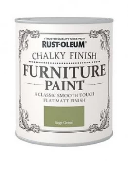 Rust-Oleum Rust-Oleum Chalky Finish Furniture Paint Sage Green 750Ml