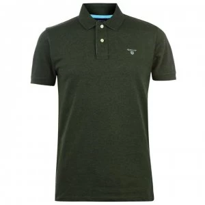 Gant Short Sleeve Polo Shirt - Green 388