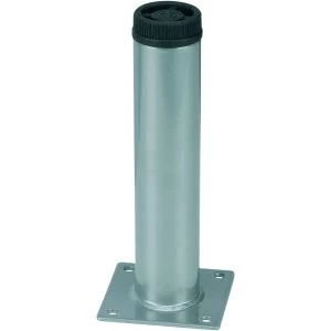 Wickes Round Interior Furniture Leg - Grey 32 x 150mm