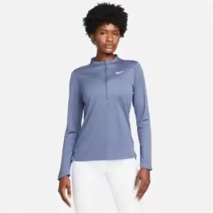 Nike Dri-FIT Club Womens Half-Zip UV Top - Blue