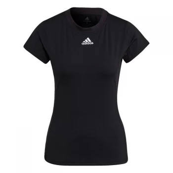 adidas Tennis Freelift Shirt Womens - Black / White