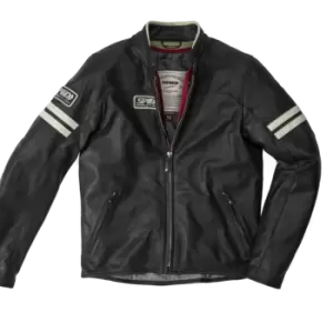 Spidi Vintage Ice Black Motorcycle Jacket 54