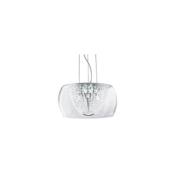 Ideal Lux Audi-61 - 8 Light Large Ceiling Pendant Chrome, G9