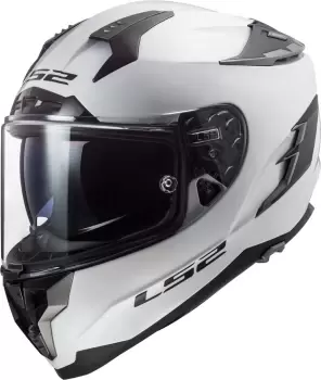 LS2 FF327 Challenger Solid Helmet, white, Size L, white, Size L
