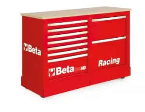 Beta Tools C39MD-R "Racing" Mobile Roller Cab Red 039390103