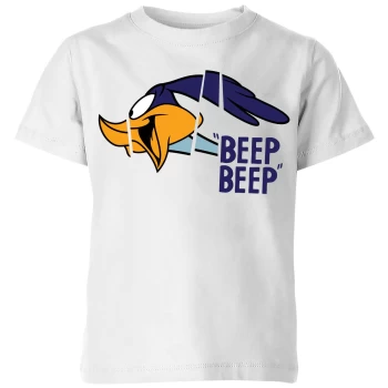 Looney Tunes Road Runner Beep Beep Kids T-Shirt - White - 7-8 Years