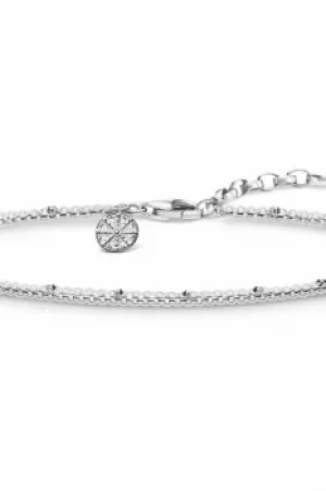 Thomas Sabo Jewellery Silver Kharma Wheel Bracelet KA0007-001-21-L19V