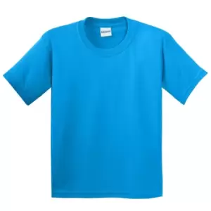 Gildan Childrens Unisex Soft Style T-Shirt (S) (Saphire)