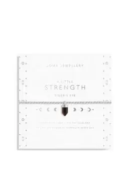 Joma Jewellery Affirmation Crystal A Little Strength/ Tiger'S Eye Bracelet