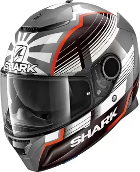 Shark Spartan Replica Zarco Malaysian GP Helmet, silver, Size S, silver, Size S