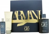 Giorgio Armani Acqua di Gio Profondo Gift Set 75ml Eau de Parfum + 75ml Shower Gel + 15ml Eau De Parfum