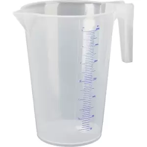 PRESSOL Transparent measuring cup, 3 l, pack of 6, PP, with scale