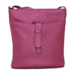 Eastern Counties Leather Womens/Ladies Faye Handbag (One size) (Fuchsia)