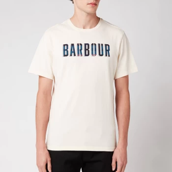 Barbour Mens Lomand Logo T-Shirt - Antique White - M