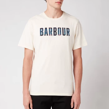 Barbour Mens Lomand Logo T-Shirt - Antique White - L