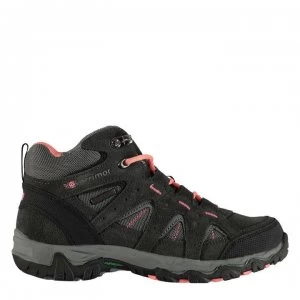 Karrimor Mount Mid Top Childrens Walking Boots - Grey/Coral