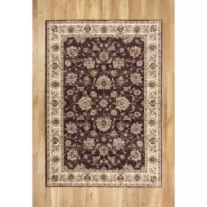 Mastercraft Alhambra Rug - 6992A - Dark Blue - 67x230cm, Cotton - Red