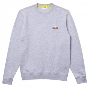 Lacoste Nat Geo Sweatshirt - Silv/Leopard