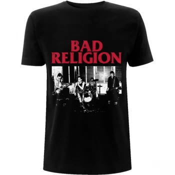 Bad Religion - Live 1980 Unisex Large T-Shirt - Black