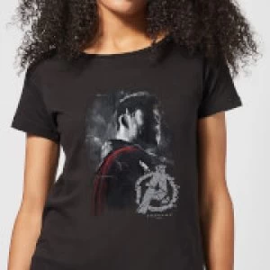 Avengers Endgame Thor Brushed Womens T-Shirt - Black - S