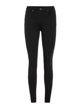 VERO MODA Vmlux Normal Waist Slim Fit Jeans Women Black