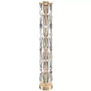 Maytoni Puntes Modern Glass Floor Lamp Gold