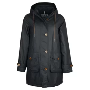 Barbour Womens Amelda Wax Jacket Dk Navy/Dk Navy 10