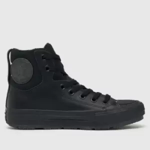 Converse Black & Grey All Star Berkshire Climate Boys Youth Trainers