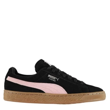 Puma Suede Classic Trainers - Blk/Pale Pink