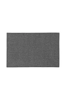 JVL Eden Grey Indoor Machine Washable Doormat 50 x 80cm