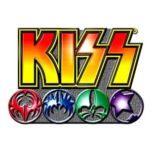 KISS - Logo & Icons Pin Badge