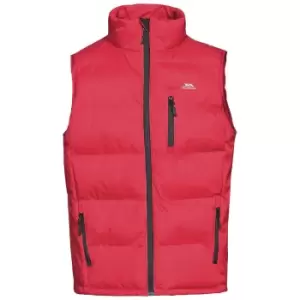 Trespass Mens Clasp Padded Gilet/Bodywarmer (4XL) (Red)