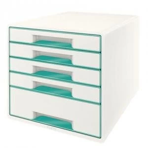 Leitzwow Cube 5 Drawer Ice Bl