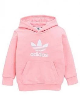 Adidas Originals Younger Kids Trefoil Hoodie - Pink