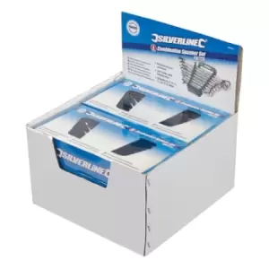 Silverline 8pce Combination Spanner Set Display Box - 6pk