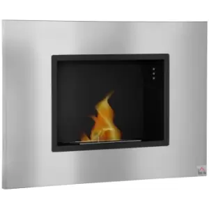 Wall Ethanol Fireplace, Bioethanol Heater Fire with 1.5L Tank, 3 Hours Burning