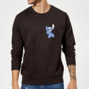 Disney Stitch Backside Sweatshirt - Black - S