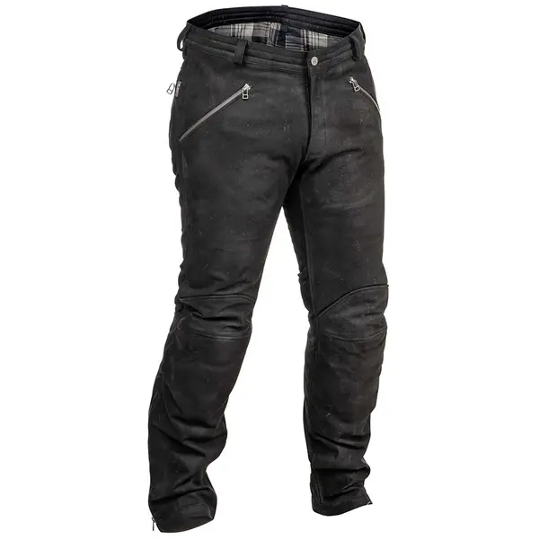 Halvarssons Sandtorp Leather Pants Black Size 48
