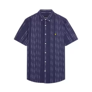 Lyle and Scott Multi Stripe Shirt Mens - Blue