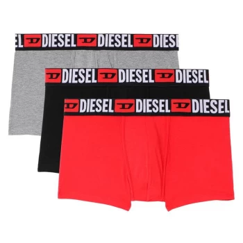 Diesel Damien 3 Pack Trunks - BlkGryRed E5326