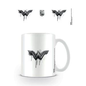 Justice League Movie - Wonder Woman Logo Drip Mug