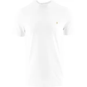 Farah White Danny Short Sleeve T Shirt