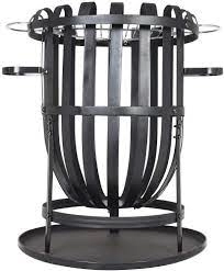 La Hacienda Vancouver Steel Firebasket with Grill