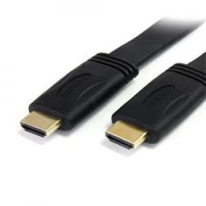 StarTech.com 25ft Flat High Speed HDMI Cable with Ethernet - 4K Ultra HD x 2k HDMI Cable