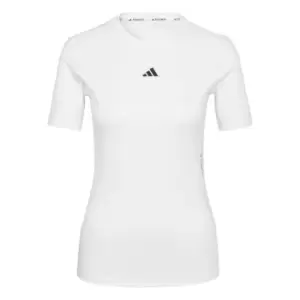 adidas Techfit Training T-Shirt Womens - White